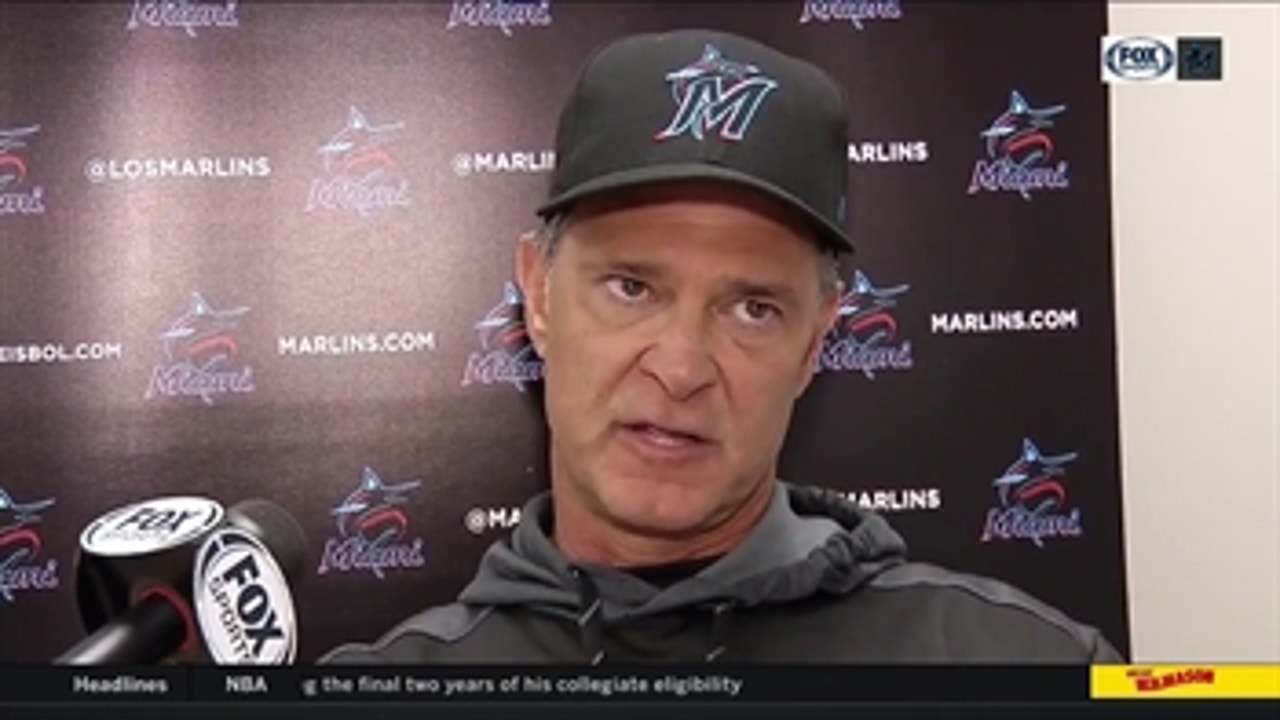 Don Mattingly on his pitching staff, offensive struggles