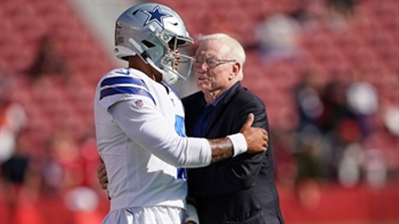 Shannon Sharpe explains why Jerry Jones will have to pay Dak at least Jared Goff level money