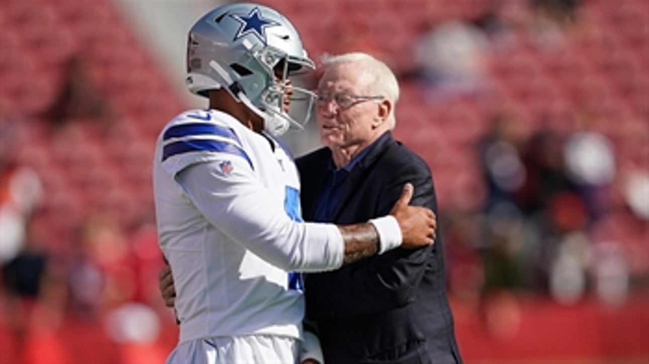Shannon Sharpe explains why Jerry Jones will have to pay Dak at least Jared Goff level money