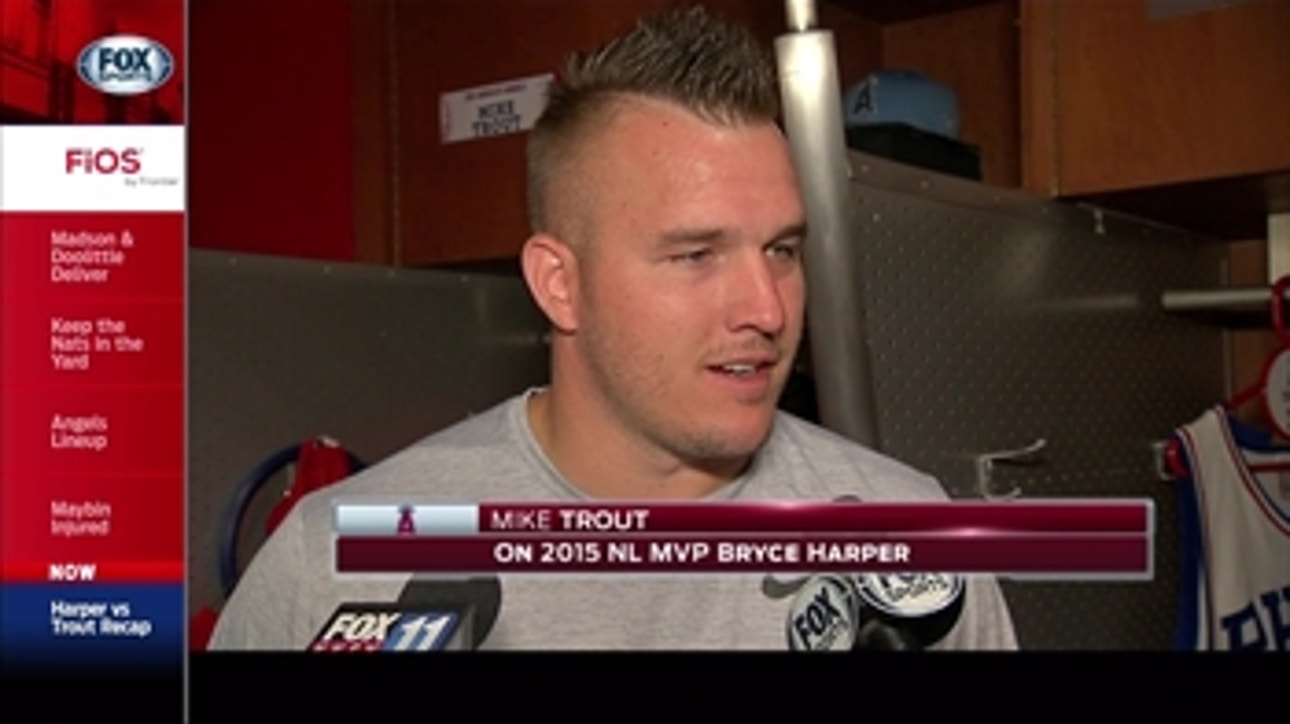 Angels Live: Mike Trout loves going up against fellow MVP Bryce Harper