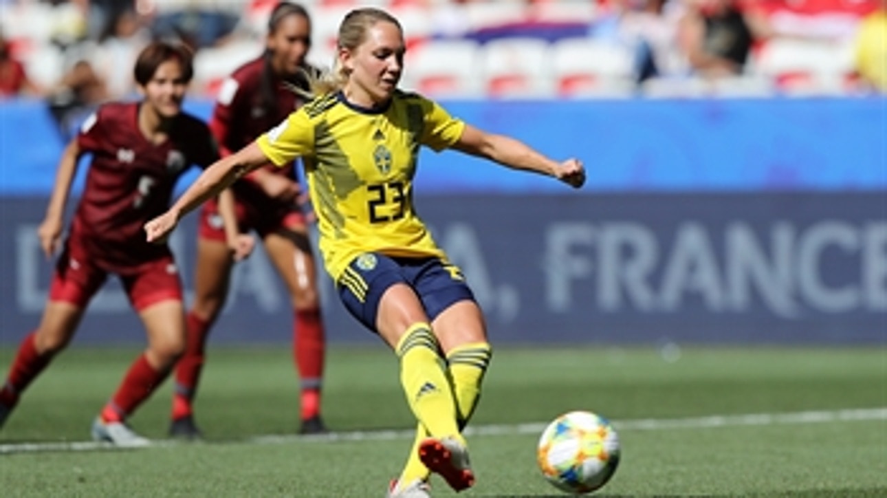 Sweden score the late penalty to cap 5-1 win vs. Thailand ' 2019 FIFA Women's World Cup™ Highlights
