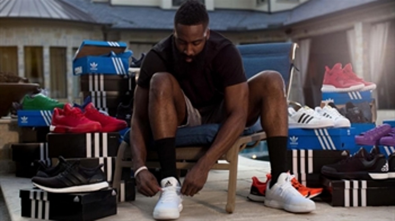 Adidas delivered a truckload of shoes to James Harden