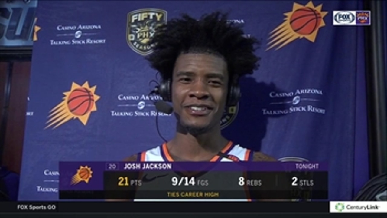 Josh Jackson: 'Today was one of those days when the shots were falling'