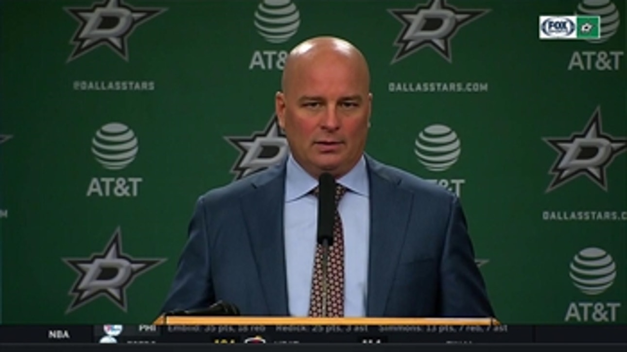 Jim Montgomery on loss to the Blue Jackets