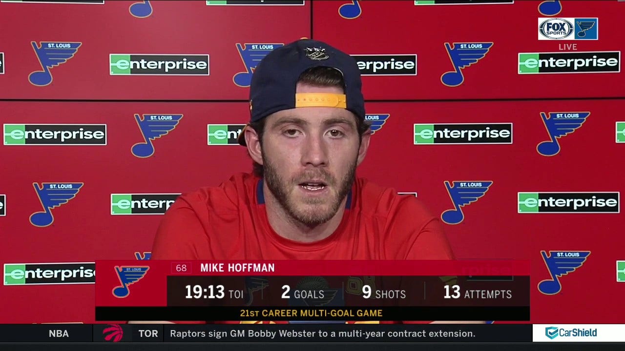 Hoffman on Blues' loss to Coyotes: 'It seemed like they wanted it more than us'