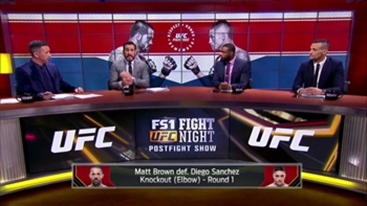The UFC on FOX crew breaks down Brown vs Sanchez ' UFC FIGHT NIGHT