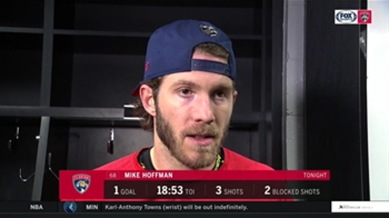 Mike Hoffman reflects on the Panthers' fall to Kings