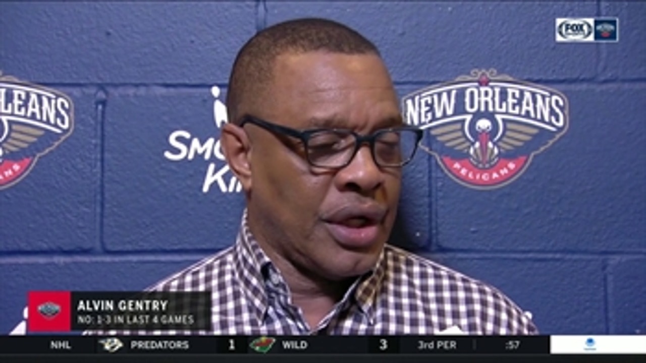 Alvin Gentry on the New Orleans loss to Minnesota