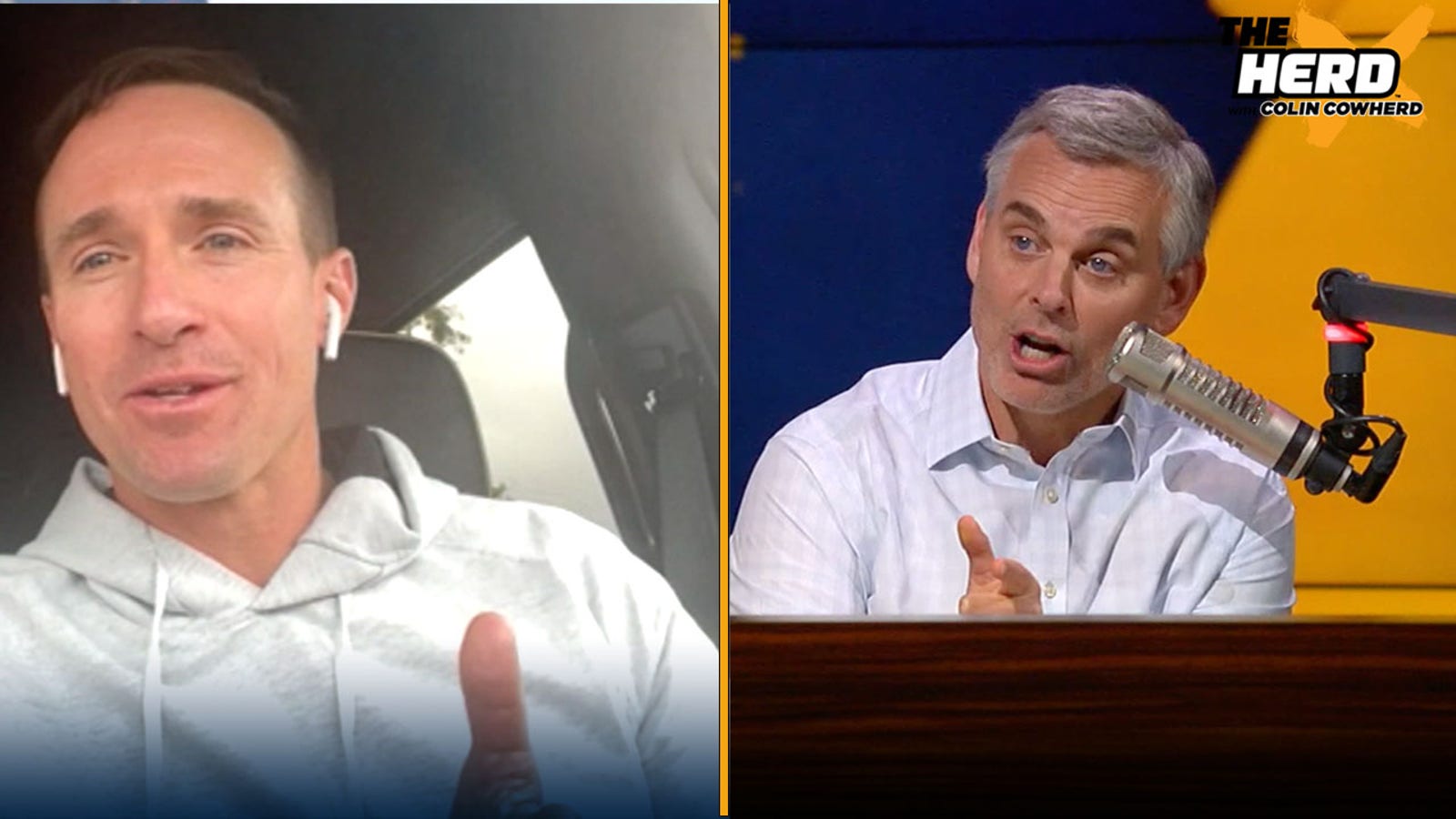 Drew Brees joins Colin to explain what makes Chargers QB Justin Herbert special I THE HERD