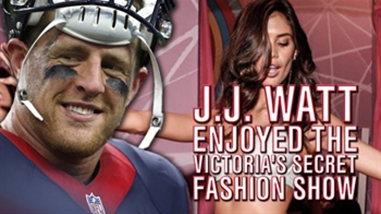 J.J. Watt's grandma made sure he didn't miss Victoria's Secret fashion show