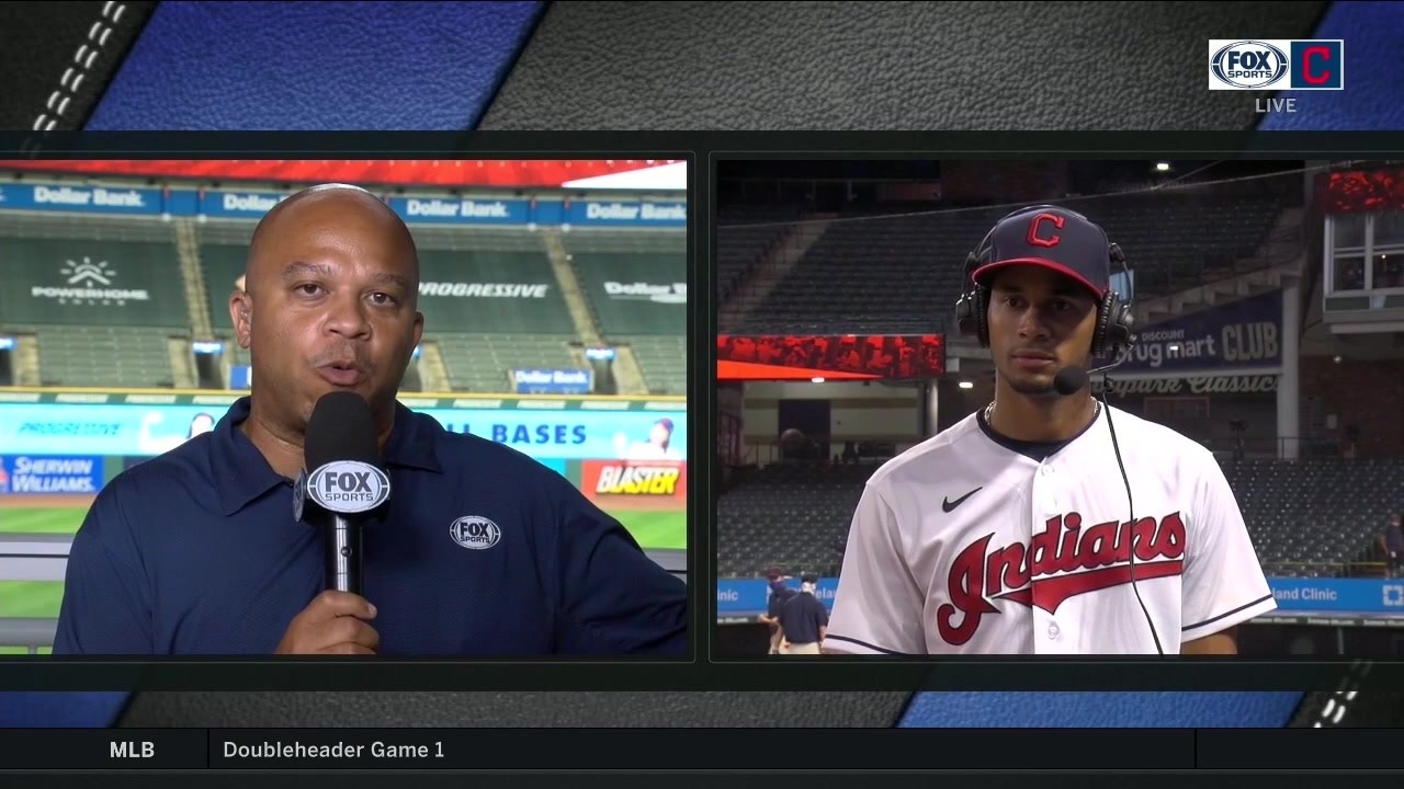 Oscar Mercado explains his mindset during game-saving 8th inning catch