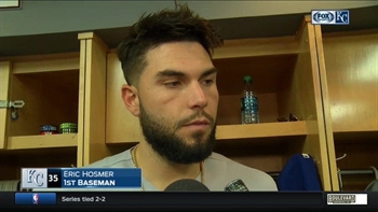Hosmer frustrated with Royals' lack of offense, wins