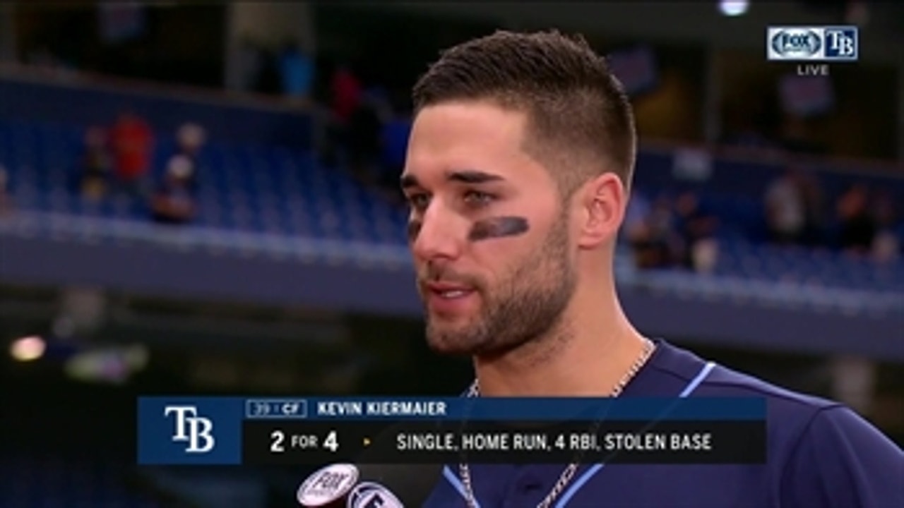 Kevin Kiermaier on his big HR, needing to play better