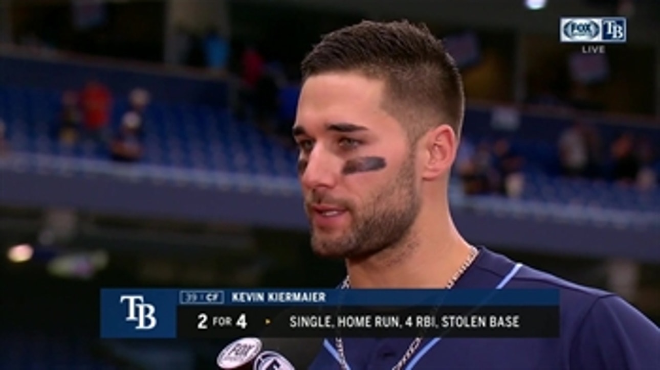 Kevin Kiermaier on his big HR, needing to play better