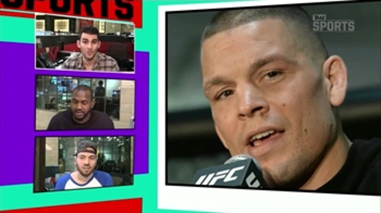 Does Nate Diaz sound scared to fight Conor McGregor? - 'TMZ Sports'