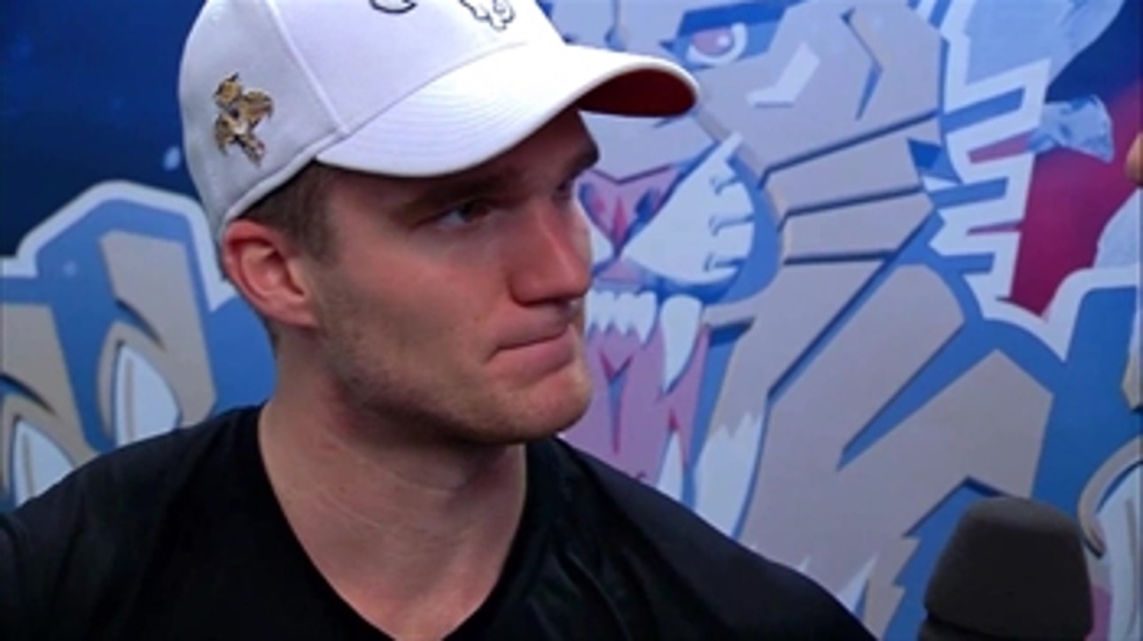 Jonathan Huberdeau says transition game was key