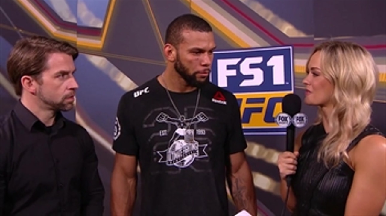 Thiago Santos talks to Laura Sanko ' INTERVIEW ' POST-FIGHT ' UFC FIGHT NIGHT