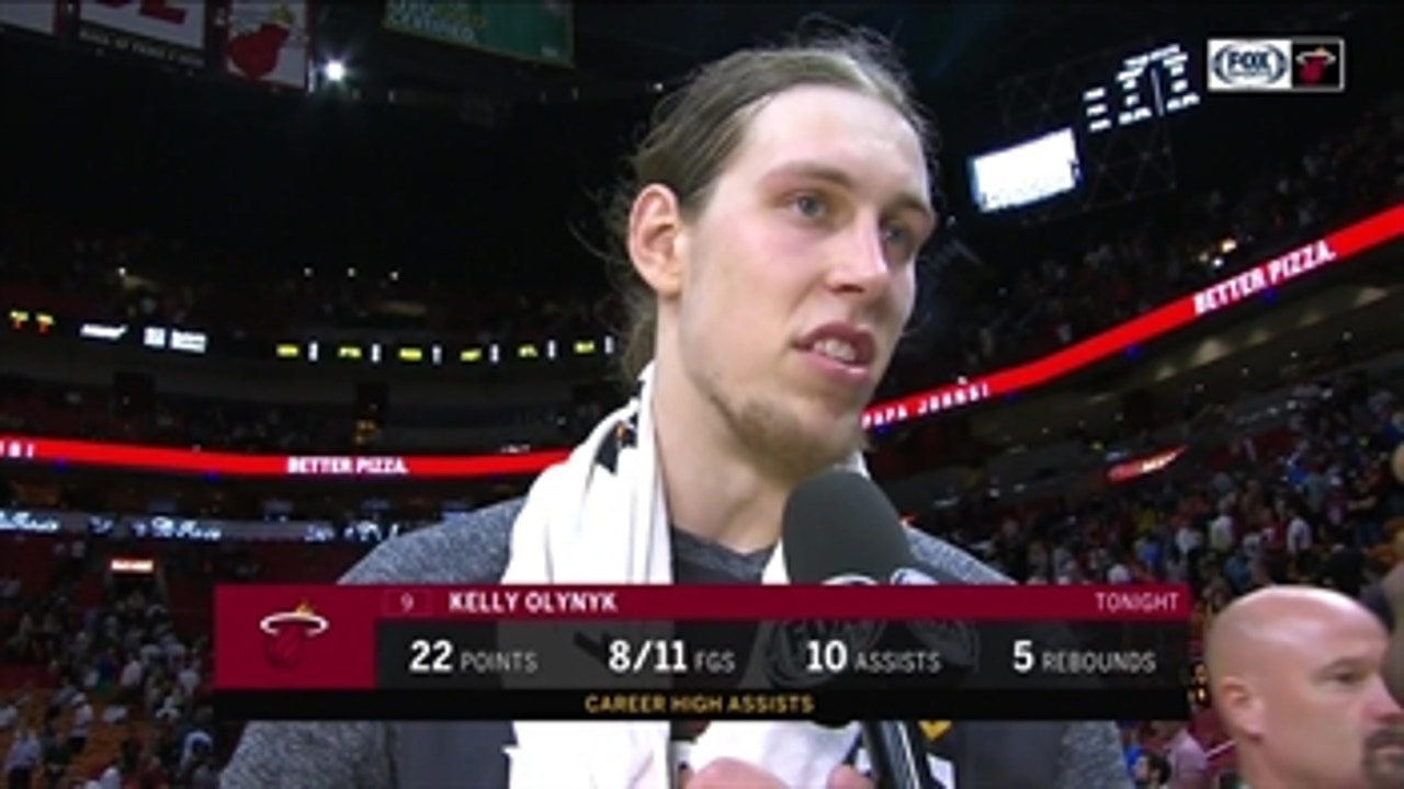 Kelly Olynyk: 'I'm just out there trying to make plays'
