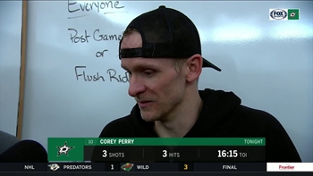 Corey Perry: 'We did a lot of good things'