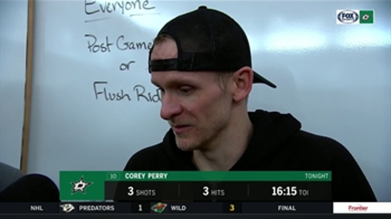 Corey Perry: 'We did a lot of good things'