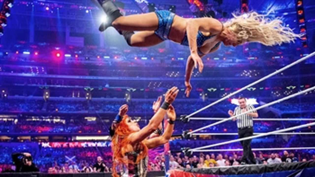 Charlotte vs. Becky Lynch vs. Sasha Banks - WWE Women's Title Match: WrestleMania 32 (Full Match)