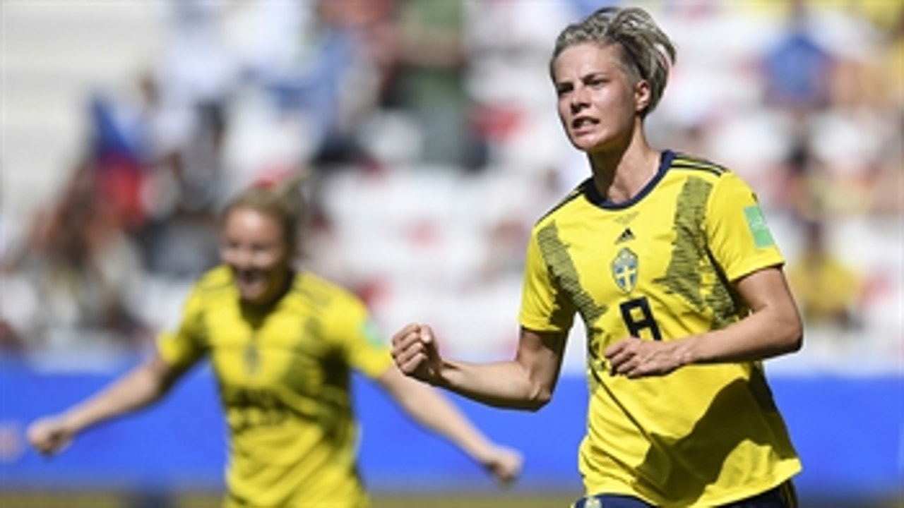 Sweden's Lina Hurtig buries an epic header vs. Thailand ' 2019 FIFA Women's World Cup™ Highlights