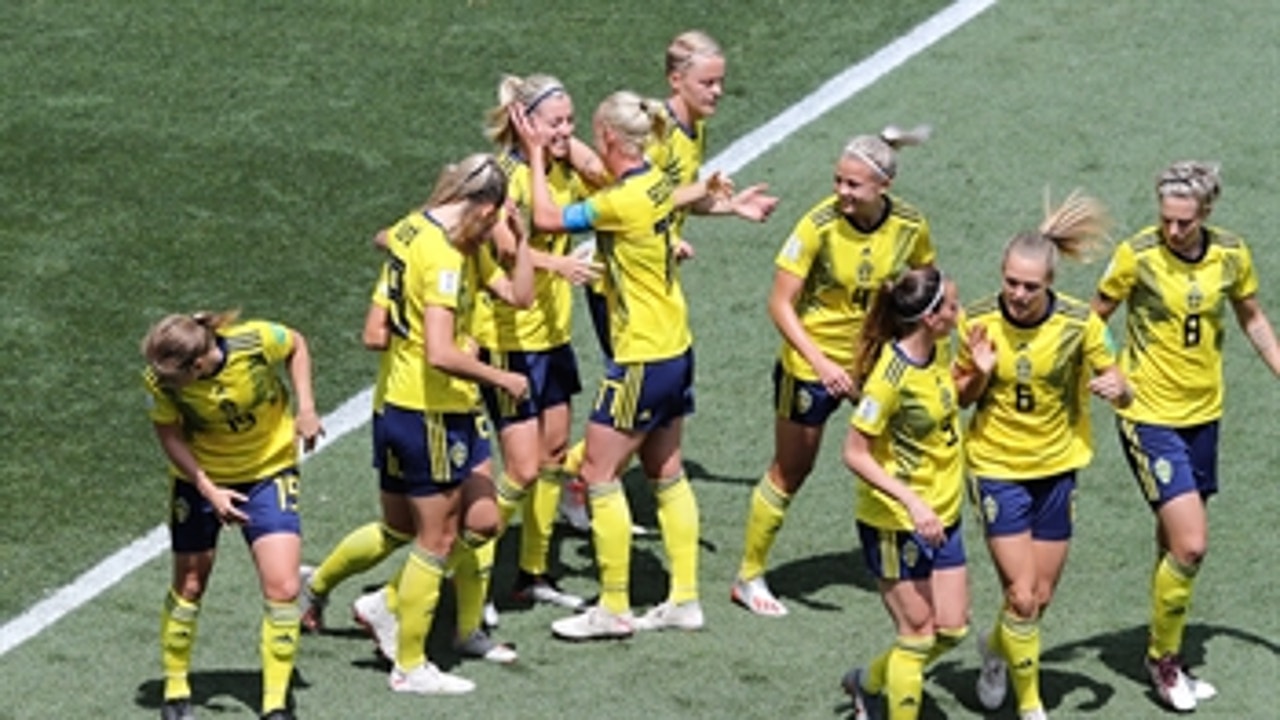 Sweden score the header vs. Thailand just six minutes in ' 2019 FIFA Women's World Cup™ highlights