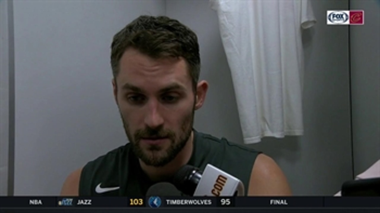 Kevin Love felt Cavs played 'more inspired' in second half, can't start slow