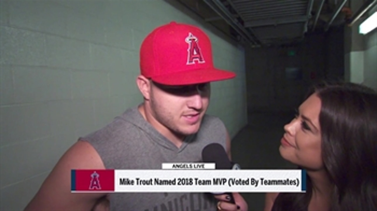 Mike Trout and Andrew Heaney Given Team Awards for Best Pitcher and Team MVP