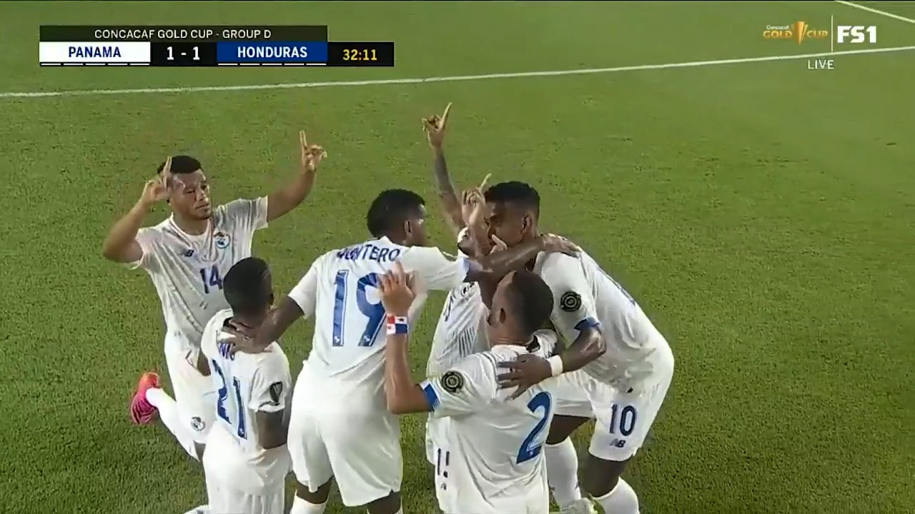 Eric Davis PK goal knots it up for Panama vs. Honduras at 1-1