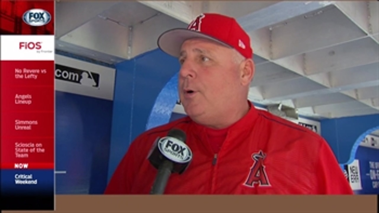 Scioscia on Angels struggles: 'We need to get our game in order'