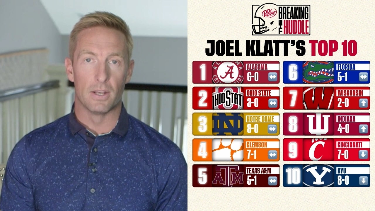Wisconsin Badgers surge in Joel Klatt's latest Top 10 Rankings