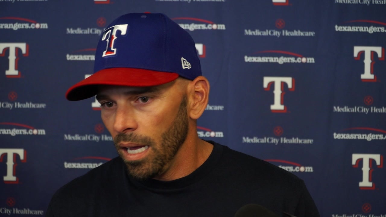 Chris Woodward on Odor: 'He's different from where he was last year'