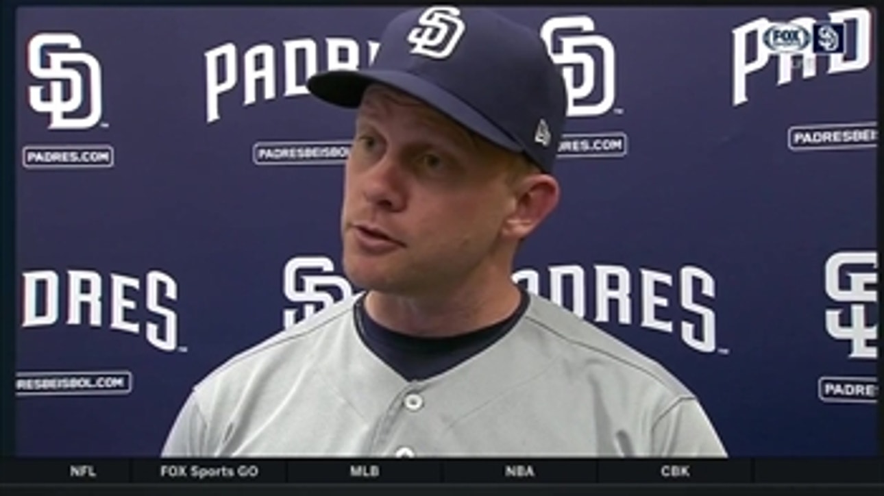 Andy Green was pleased with Nick Margevicius' performance in series clinching win over Giants