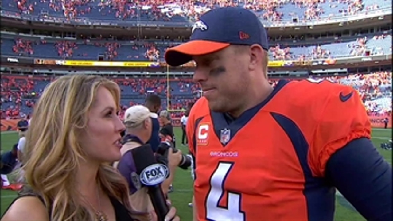 Case Keenum 1-on-1 with Jen Hale after debut win