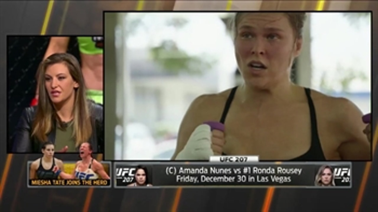 Miesha Tate predicts Ronda Rousey will lose to Amanda Nunes at UFC 207 ' THE HERD
