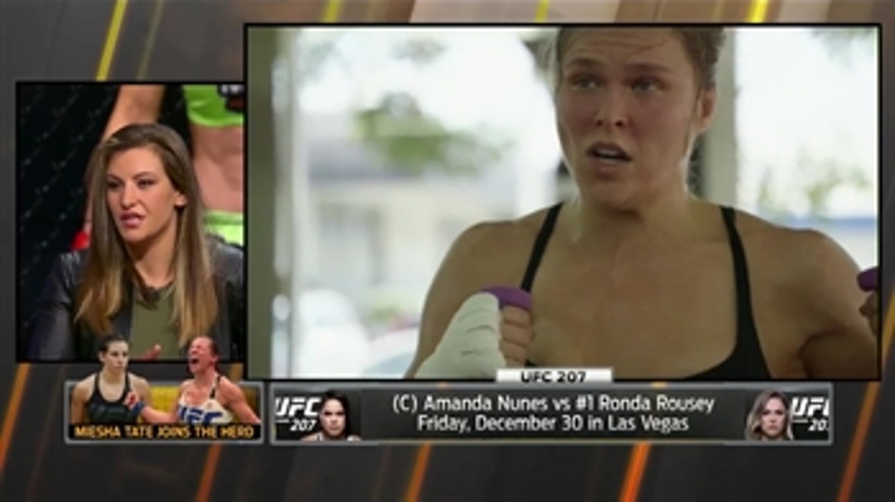 Miesha Tate predicts Ronda Rousey will lose to Amanda Nunes at UFC 207 ' THE HERD