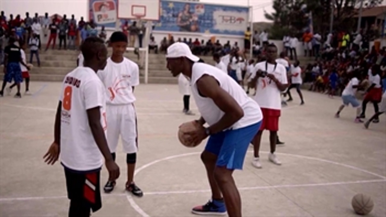 Bismack Biyombo giving back through Basketball Without Borders