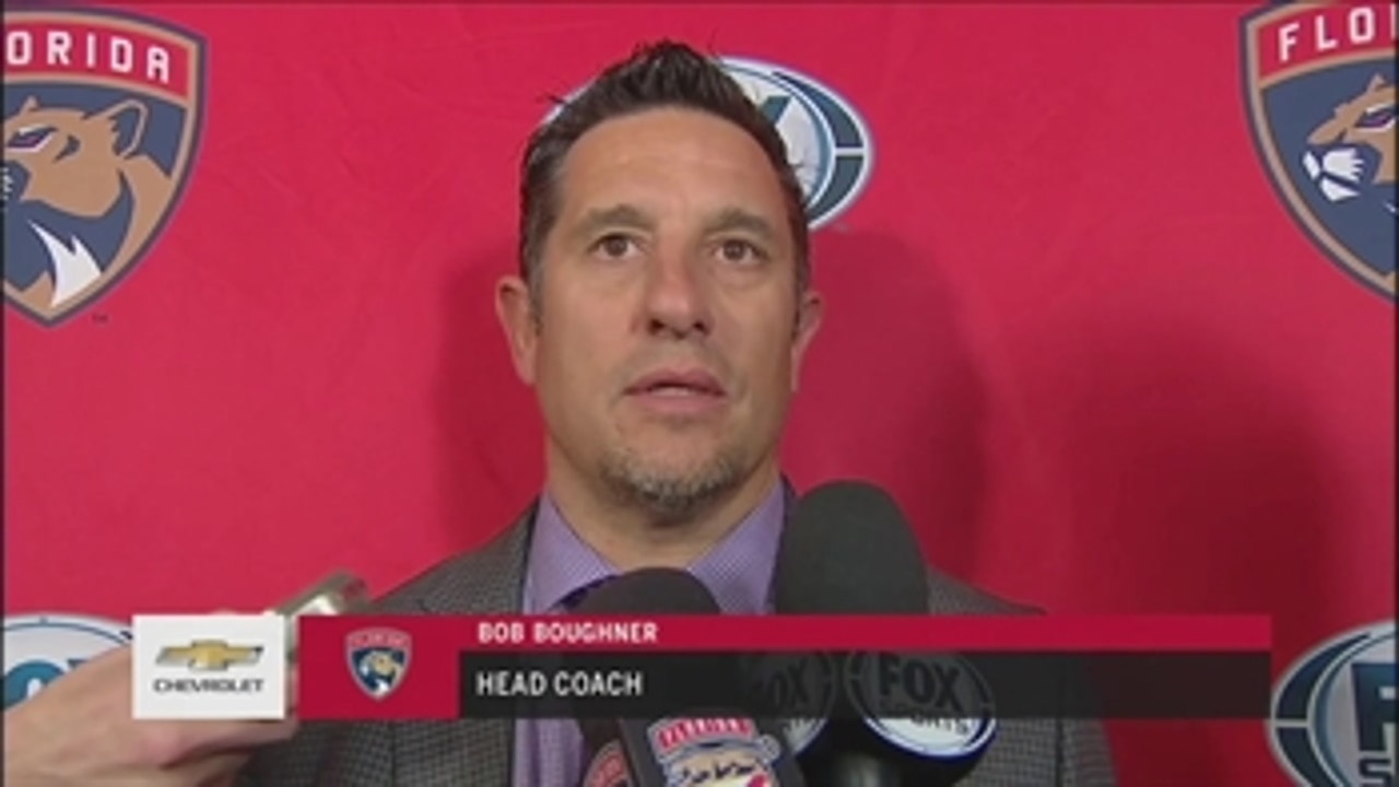 Bob Boughner thought Panthers attacked well against Islanders