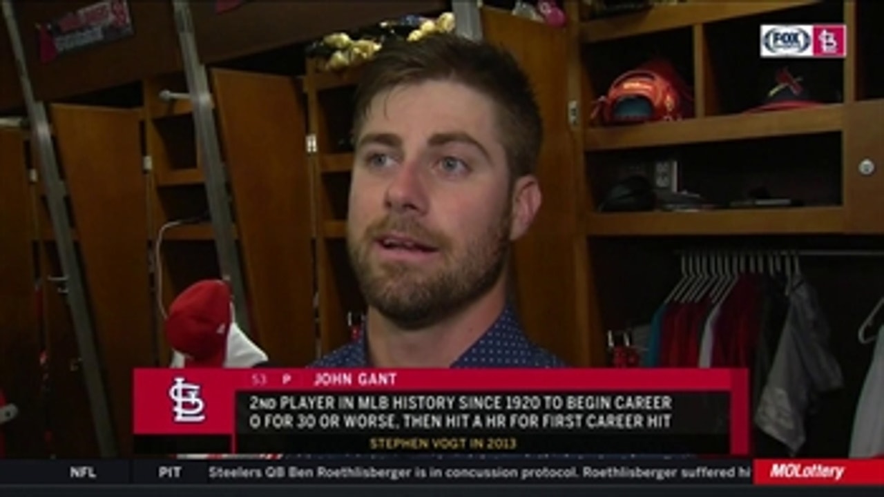 Gant on his unlikely homer: 'That's just about all we do during batting practice'