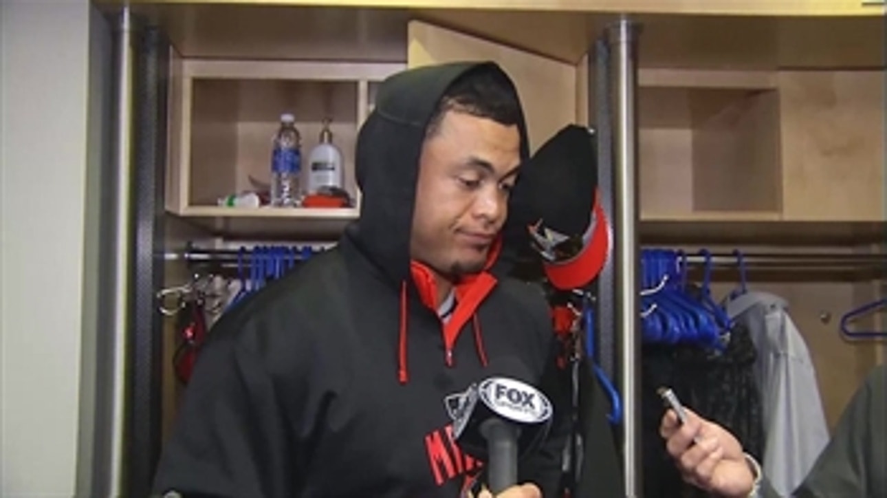 Giancarlo Stanton: '3-7 is the only record I know right now'