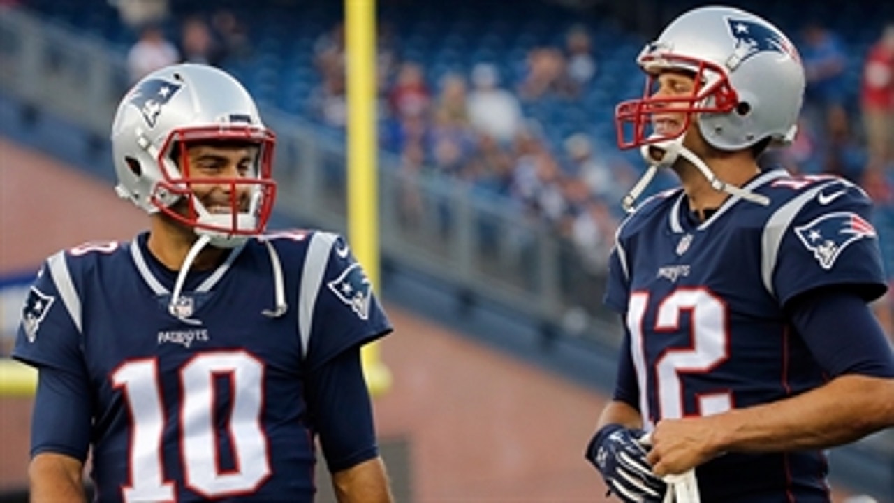 Shannon Sharpe reacts to Jimmy Garoppolo's comments on Tom Brady