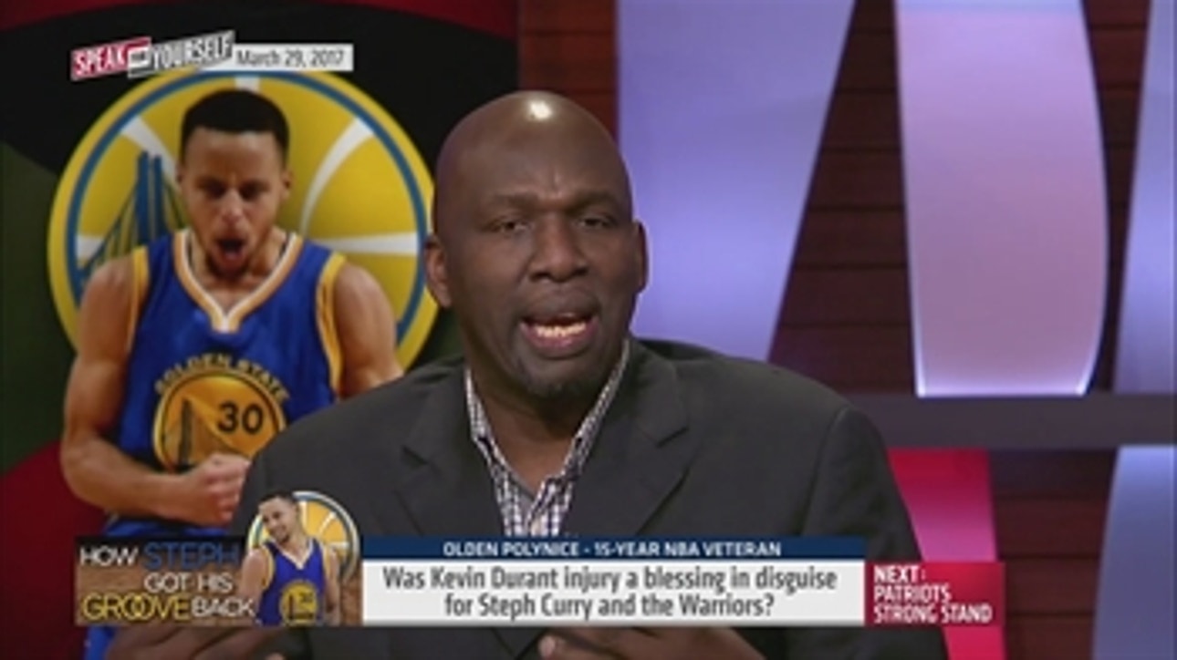 Kevin Durant's injury was not a blessing for Steph Curry, Warriors | SPEAK FOR YOURSELF