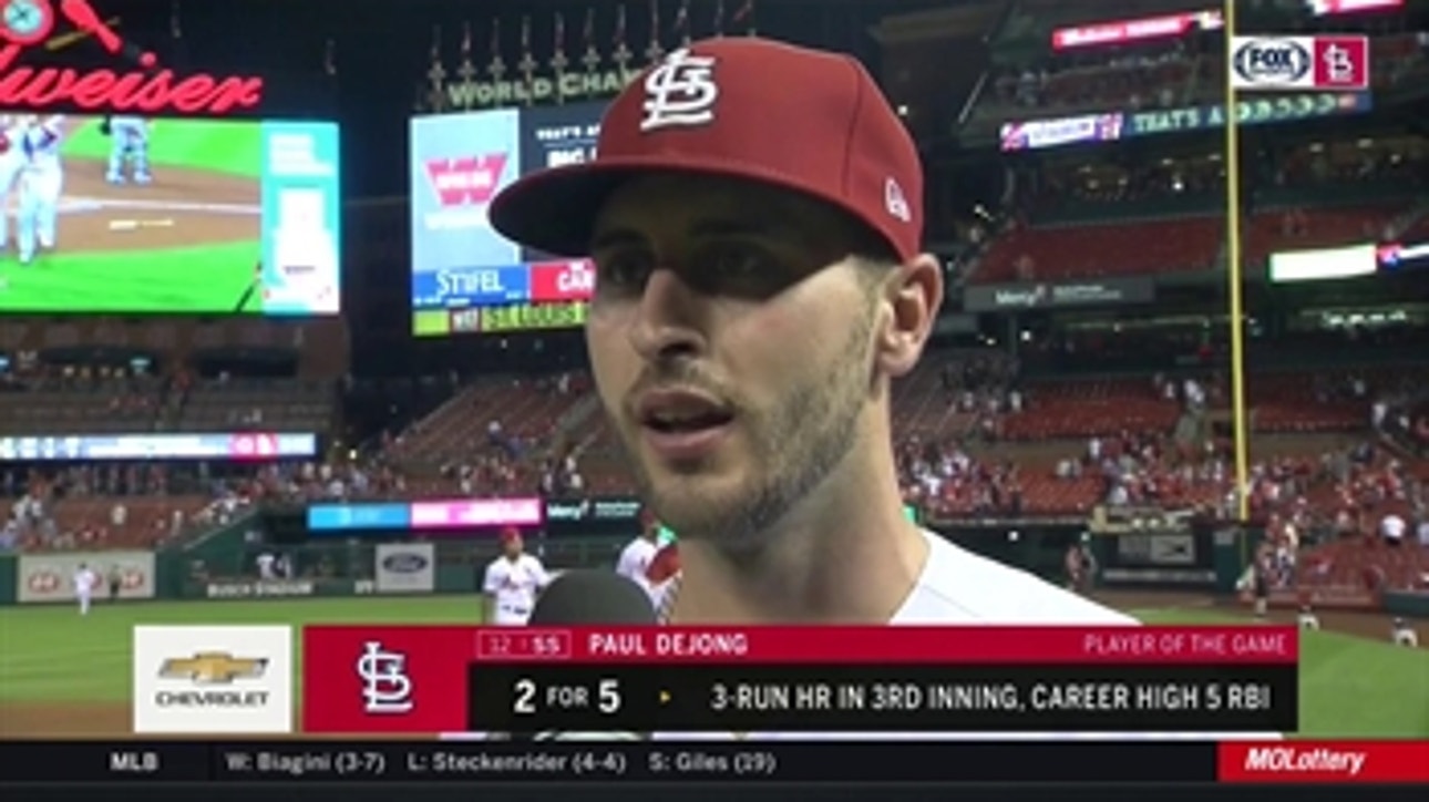 Paul DeJong on Austin Gomber: 'He battled out there'