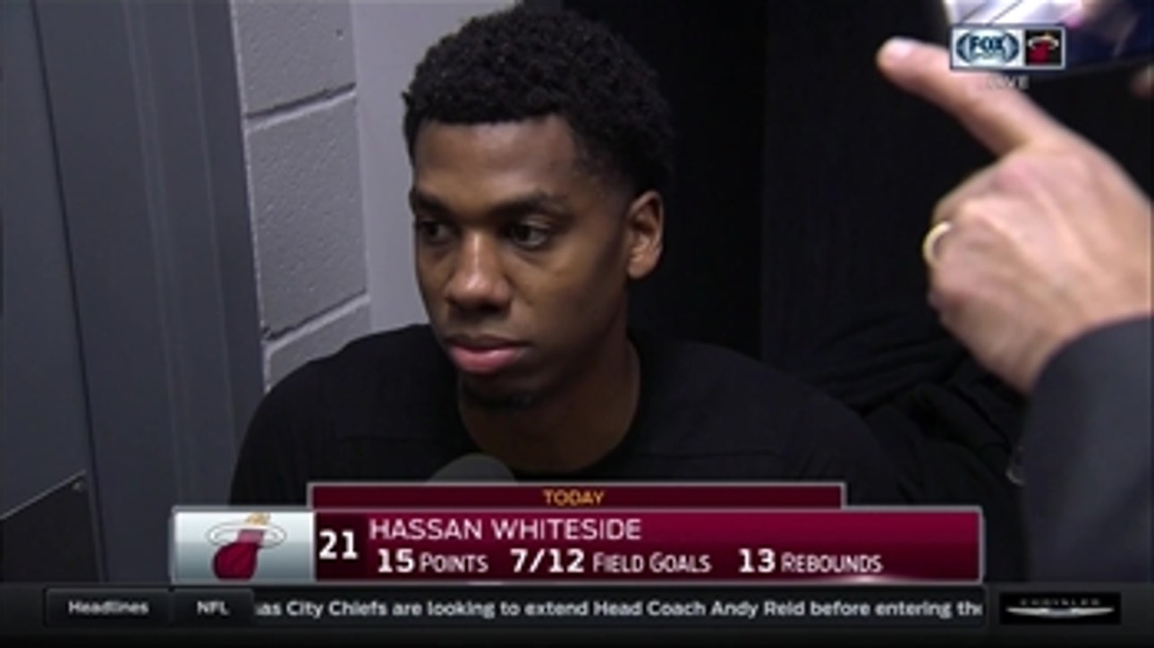 Hassan Whiteside describes returning to the court