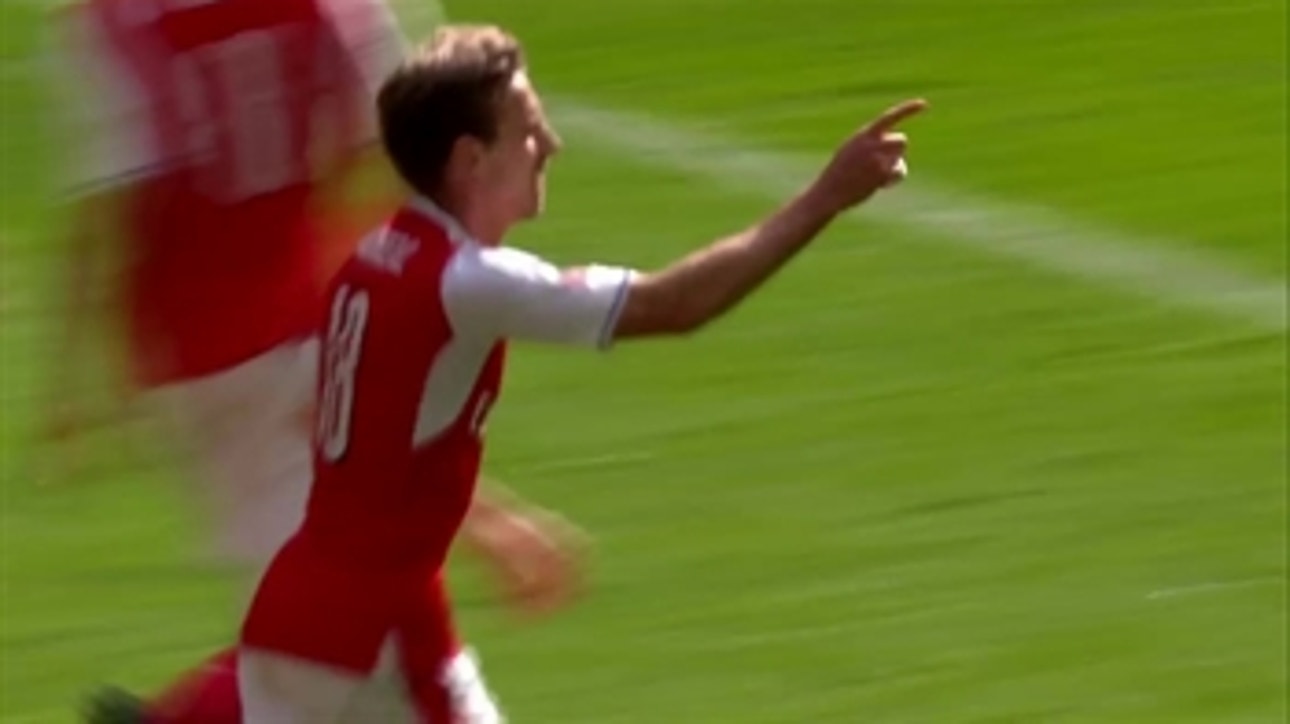 Nacho Monreal scores equalizer for Arsenal​ ' 2016-17 FA Cup Highlights