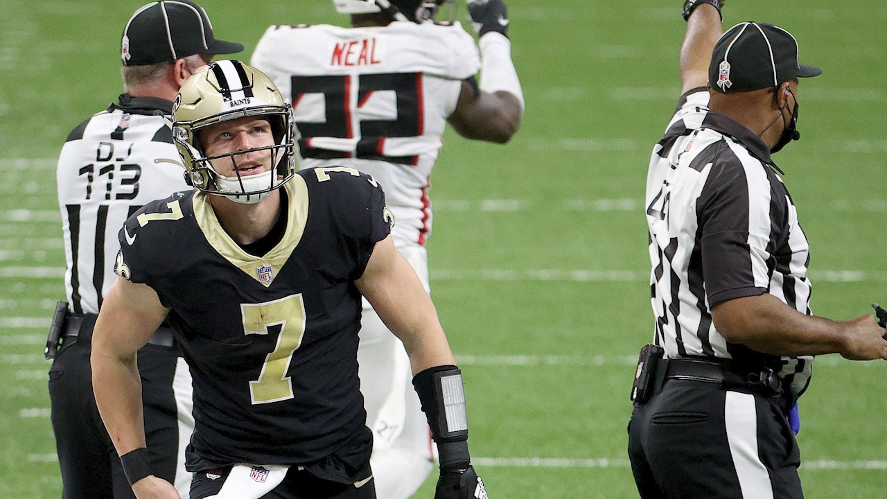 Brandon Marshall: Saints' Taysom Hill delivered in absence of Brees; stumped Matt Ryan's Falcons | FIRST THINGS FIRST
