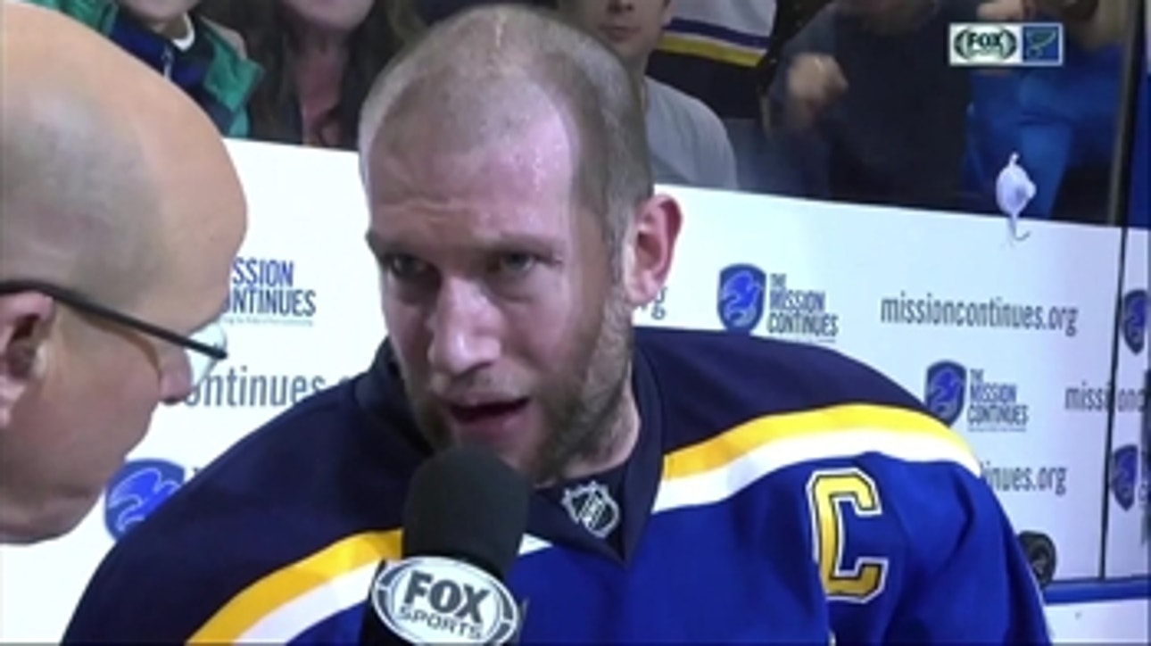 Backes on Game 1 win: 'We needed that -- we deserved it'
