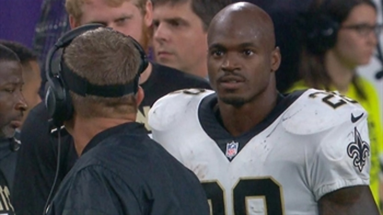 Should Adrian Peterson be upset about his lack of carries? Shannon explains