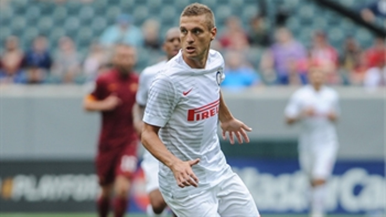 Vidic helps Inter Milan to victory over AS Roma
